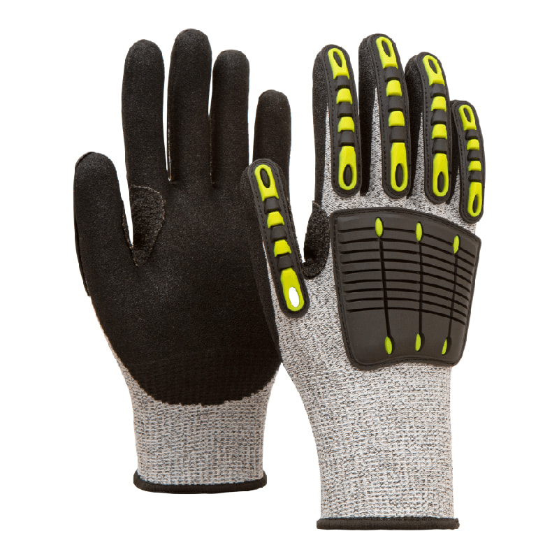 Gants en PU de calibre 21 A4