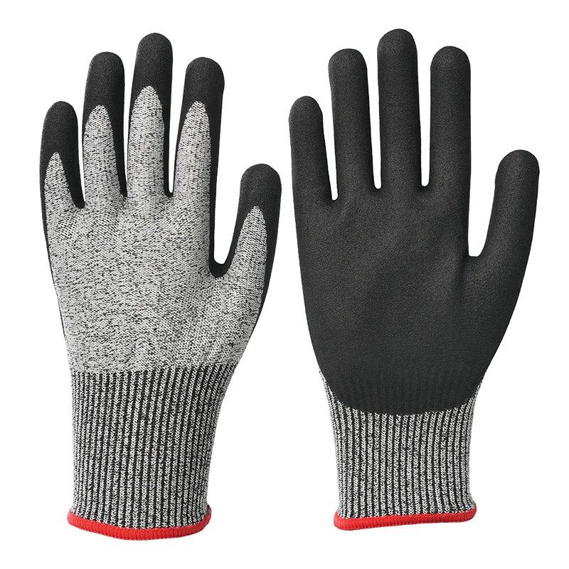 Gants de jardinage en nitrile de calibre 13 A5