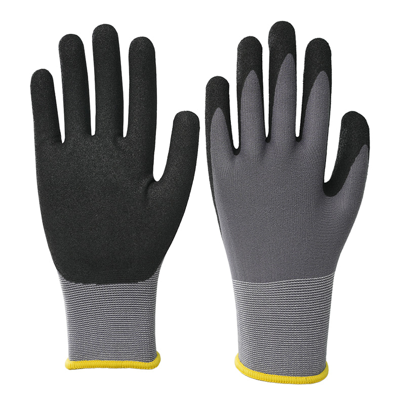 Gants en nylon nitrile de calibre 15