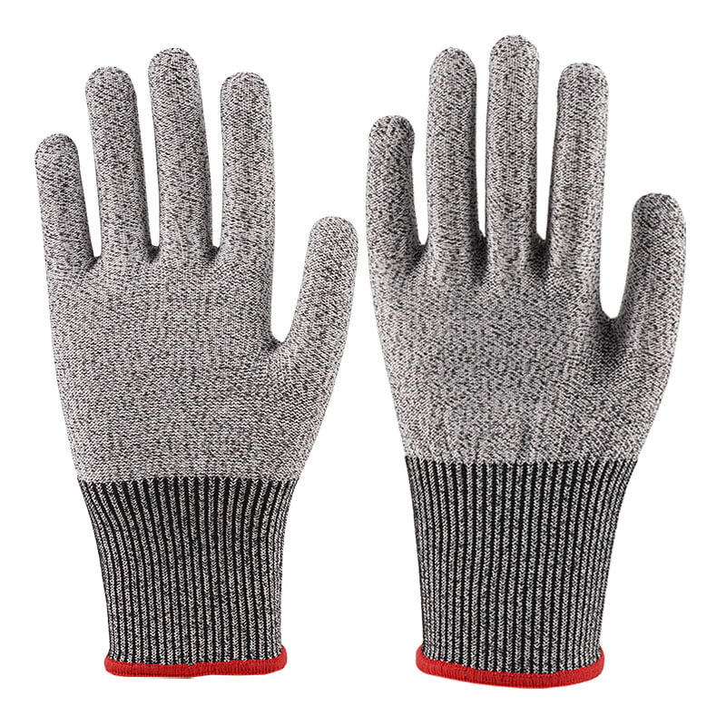 Gants anti-coupure de cendres de chanvre de calibre 13 A5