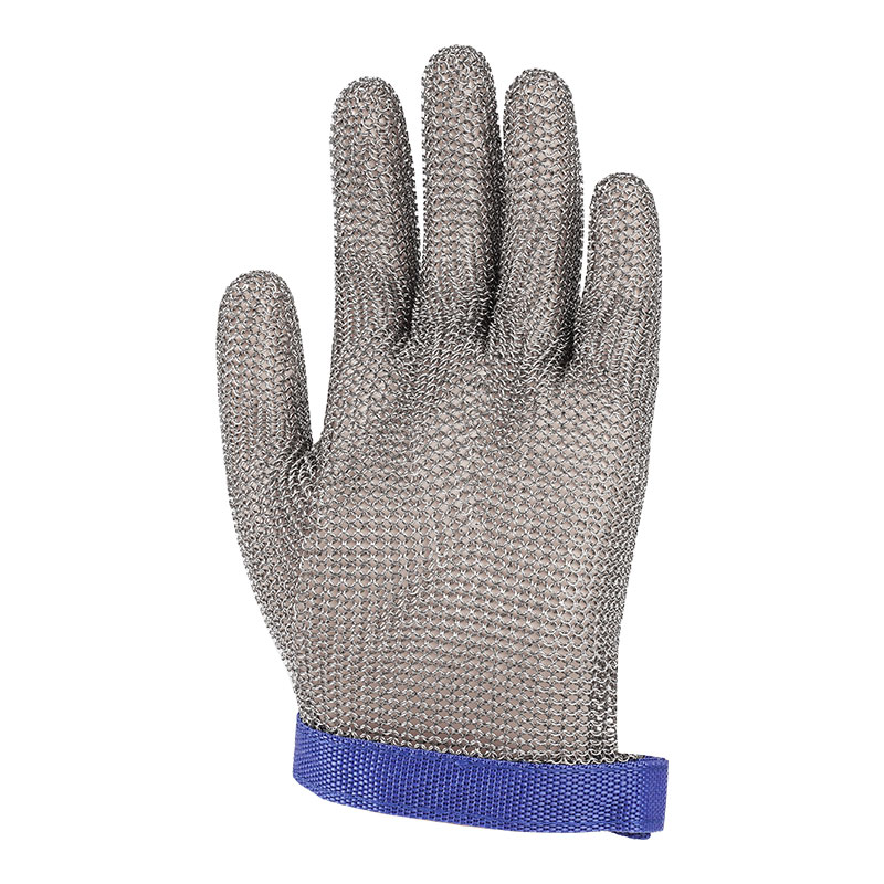 Gants résistants aux coupures en maille métallique en acier inoxydable 304, niveau 9